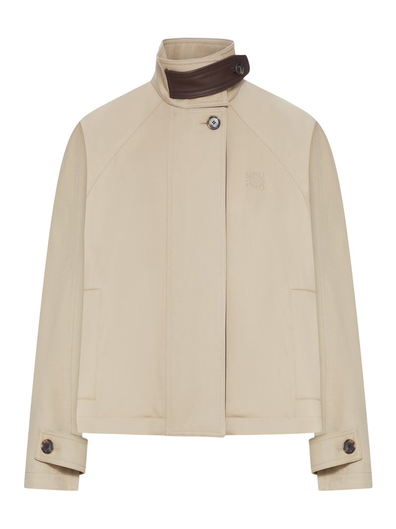 PARKA CORTO IN COTONE E SETA