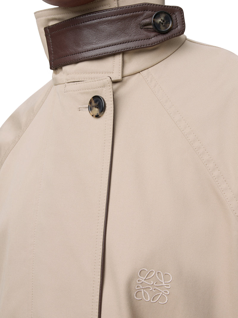 PARKA CORTO IN COTONE E SETA