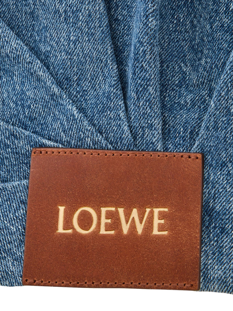 GIACCA DRAPPEGGIATA IN DENIM