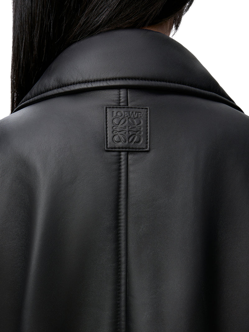 GIACCA BIKER IN NAPPA DI AGNELLO