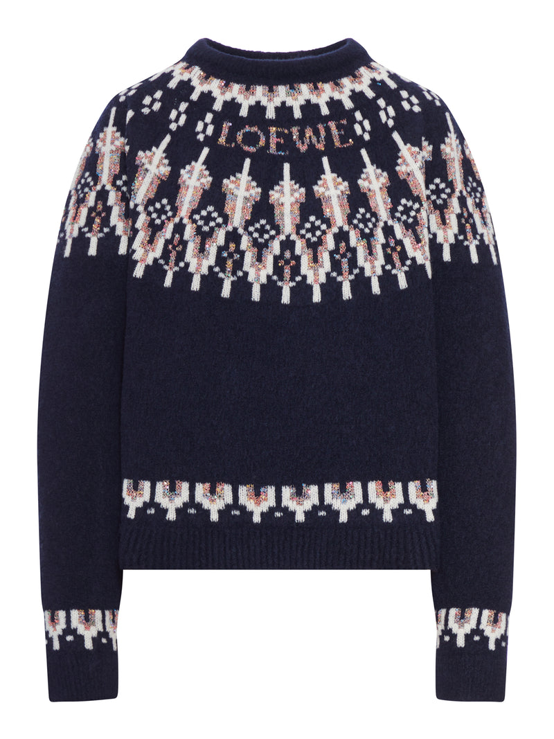 MAGLIONE CON MOTIVO FAIR ISLE