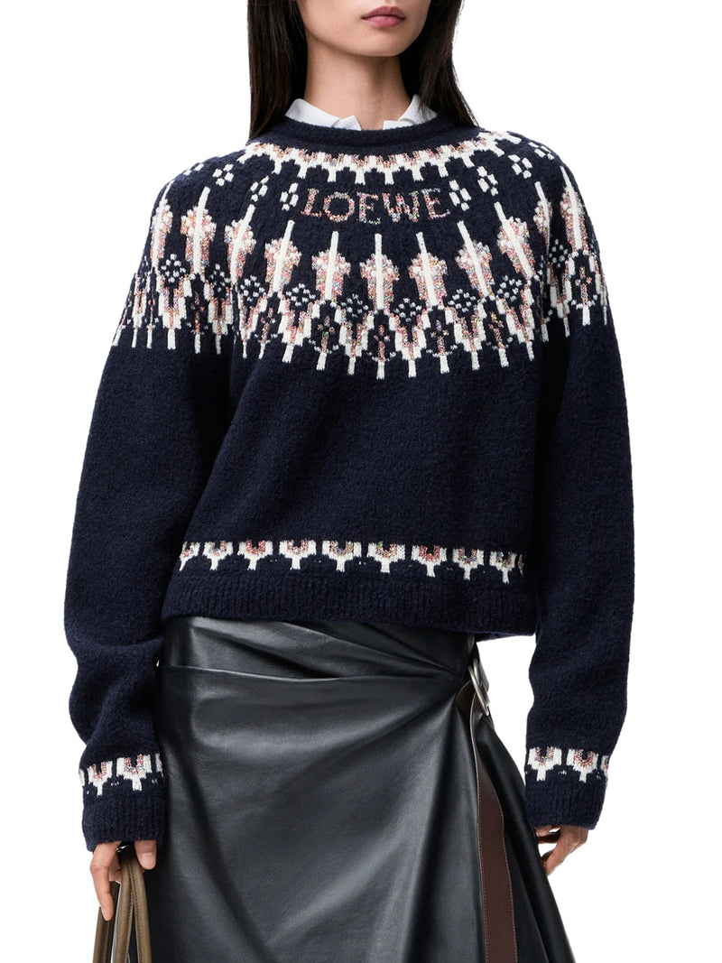 MAGLIONE CON MOTIVO FAIR ISLE