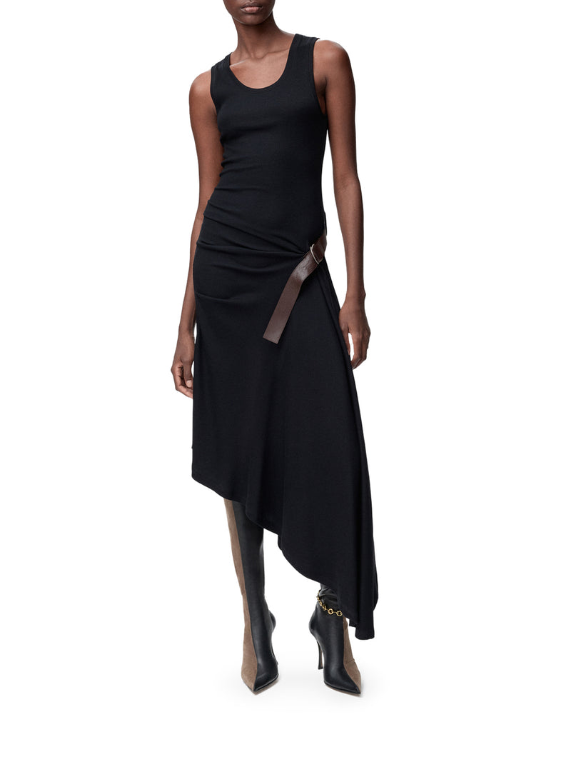 ABITO A CANOTTA IN COTONE STRETCH