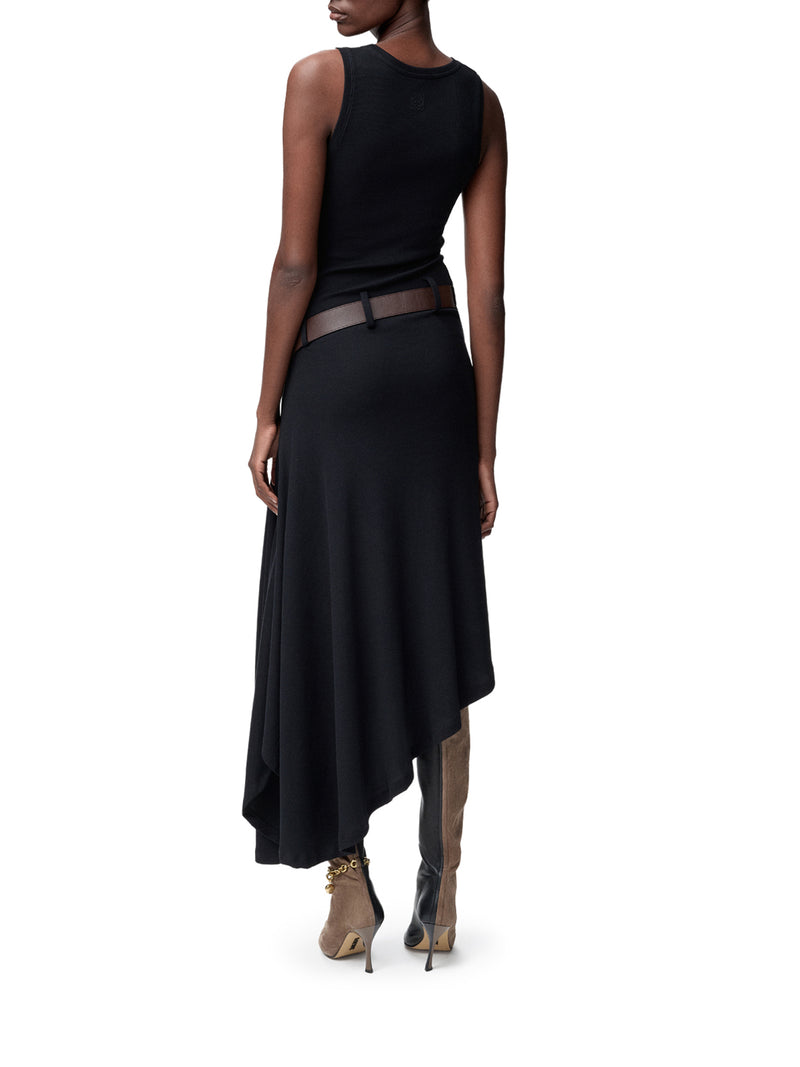 ABITO A CANOTTA IN COTONE STRETCH