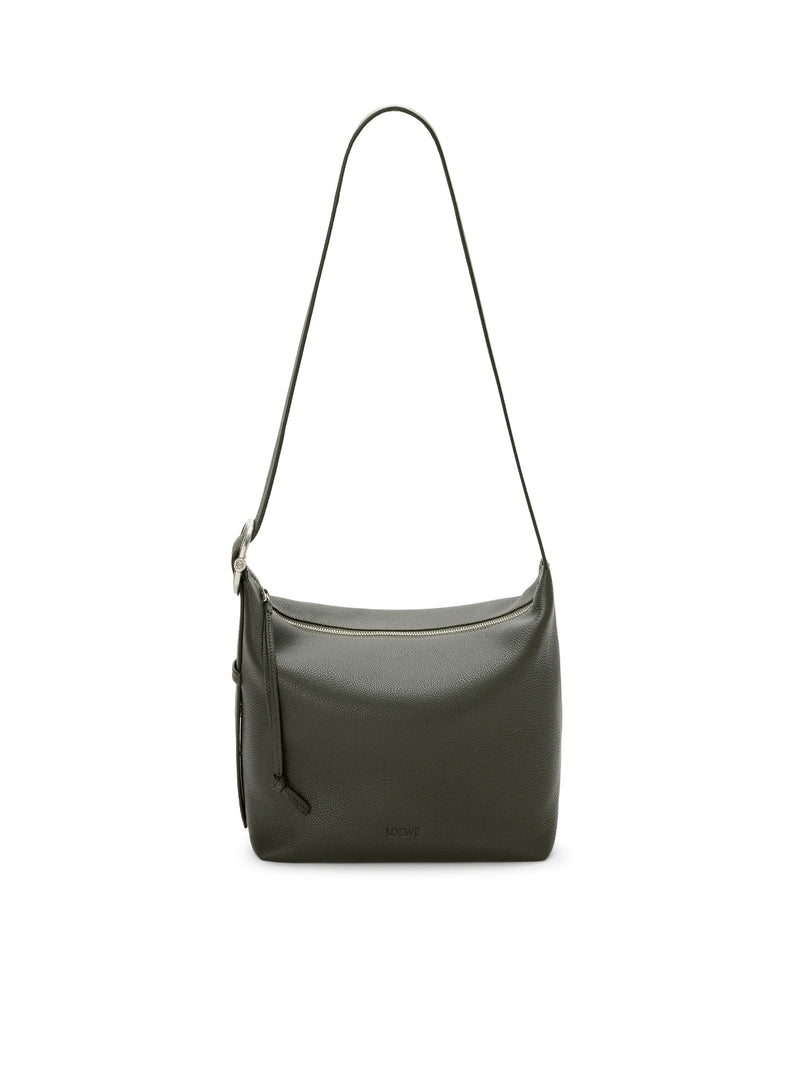 BORSA HOBO LOOP IN PELLE DI VITELLO GRANATA
