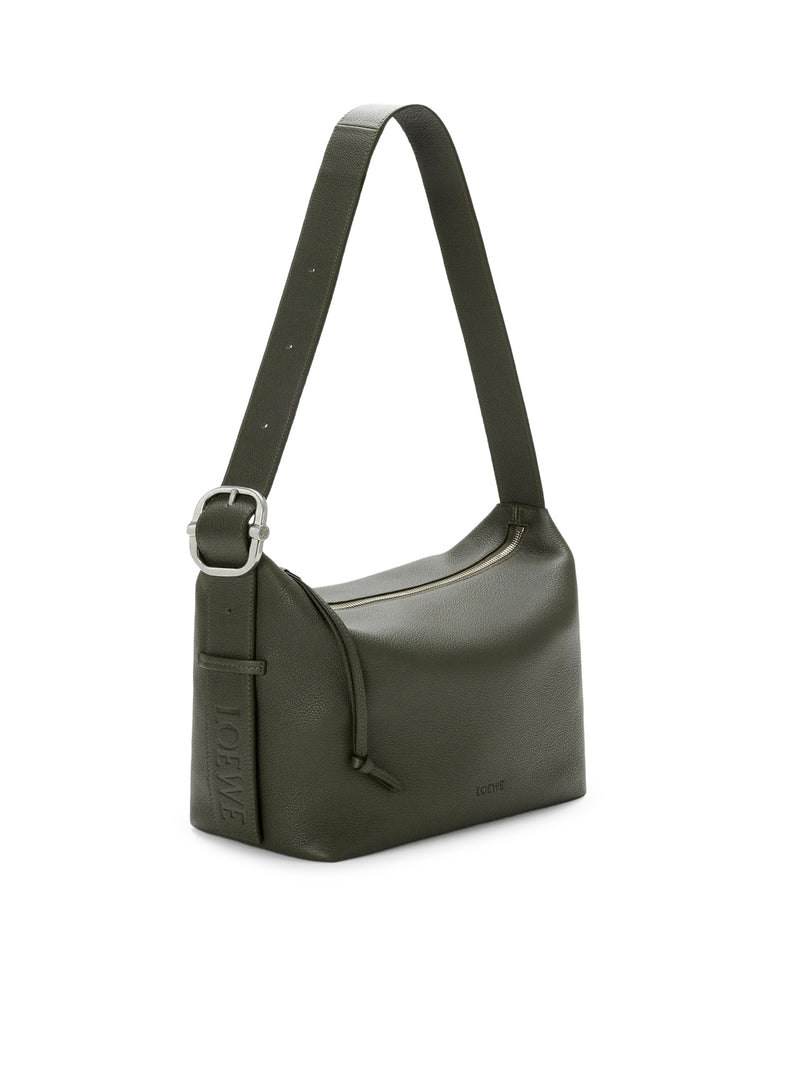 BORSA HOBO LOOP IN PELLE DI VITELLO GRANATA