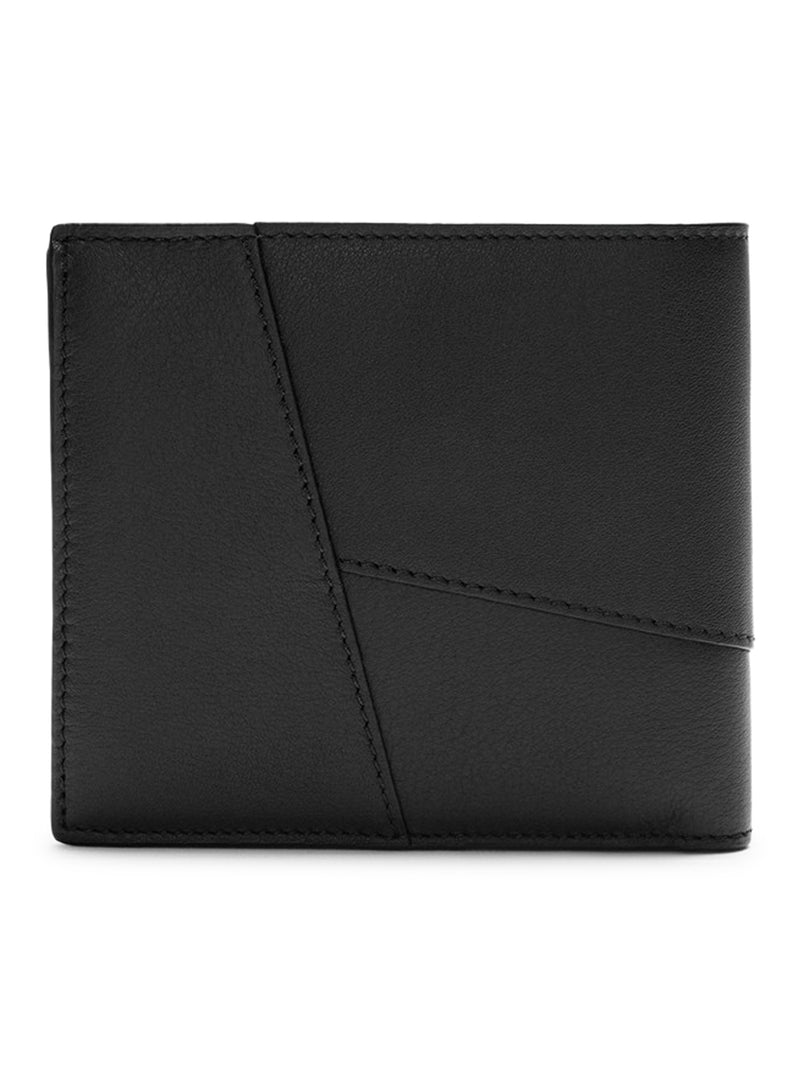 PORTAFOGLIO CON PORTAMONETE BIFOLD PUZZLE IN PELLE DI VITELLO
