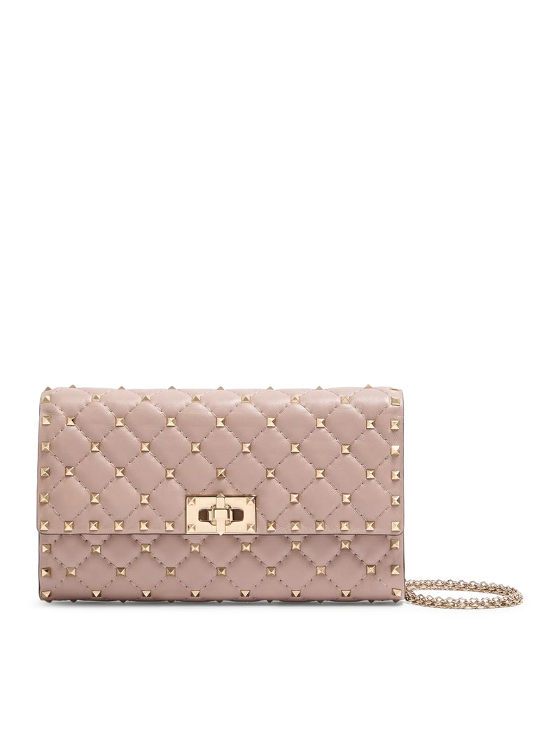 BORSA A TRACOLLA ROCKSTUD SPIKE IN NAPPA