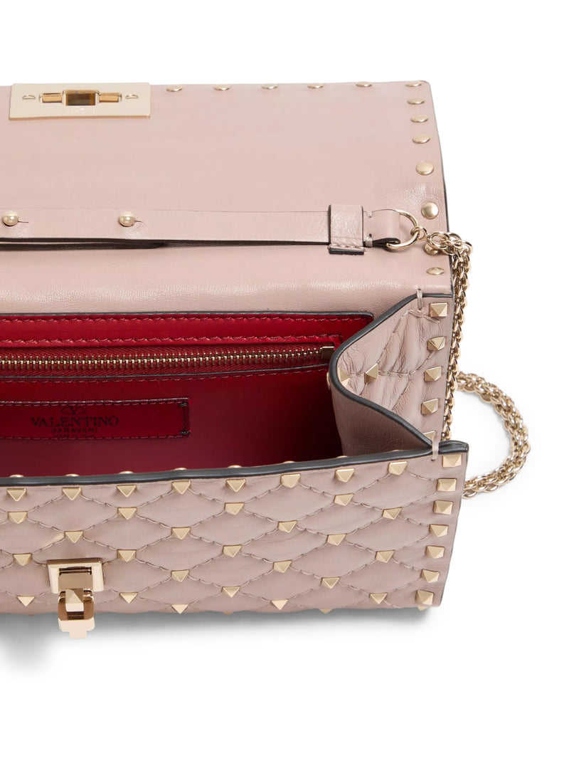 BORSA A TRACOLLA ROCKSTUD SPIKE IN NAPPA