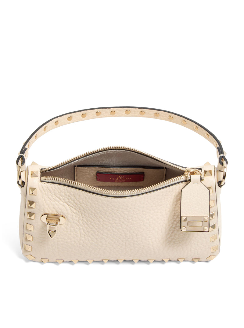 BORSA PICCOLA A TRACOLLA ROCKSTUD IN VITELLO GRANATO