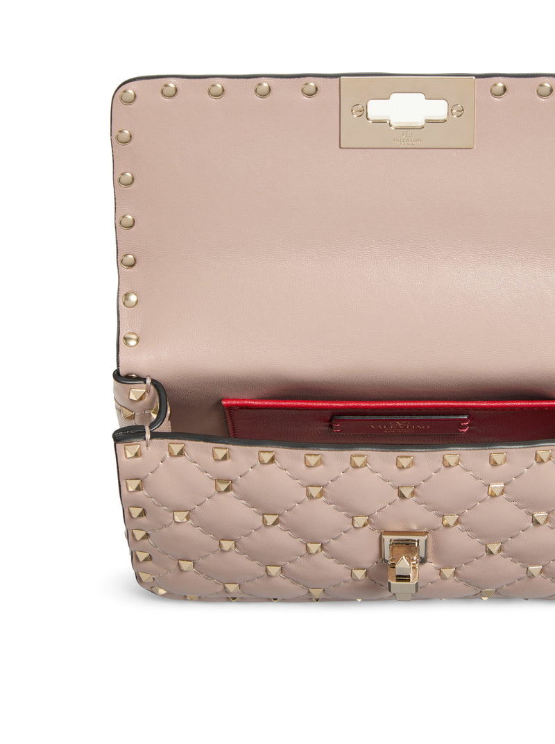 BORSA PICCOLA ROCKSTUD SPIKE IN NAPPA