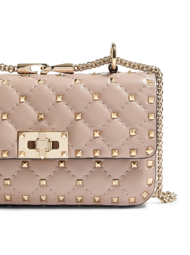 BORSA PICCOLA ROCKSTUD SPIKE IN NAPPA