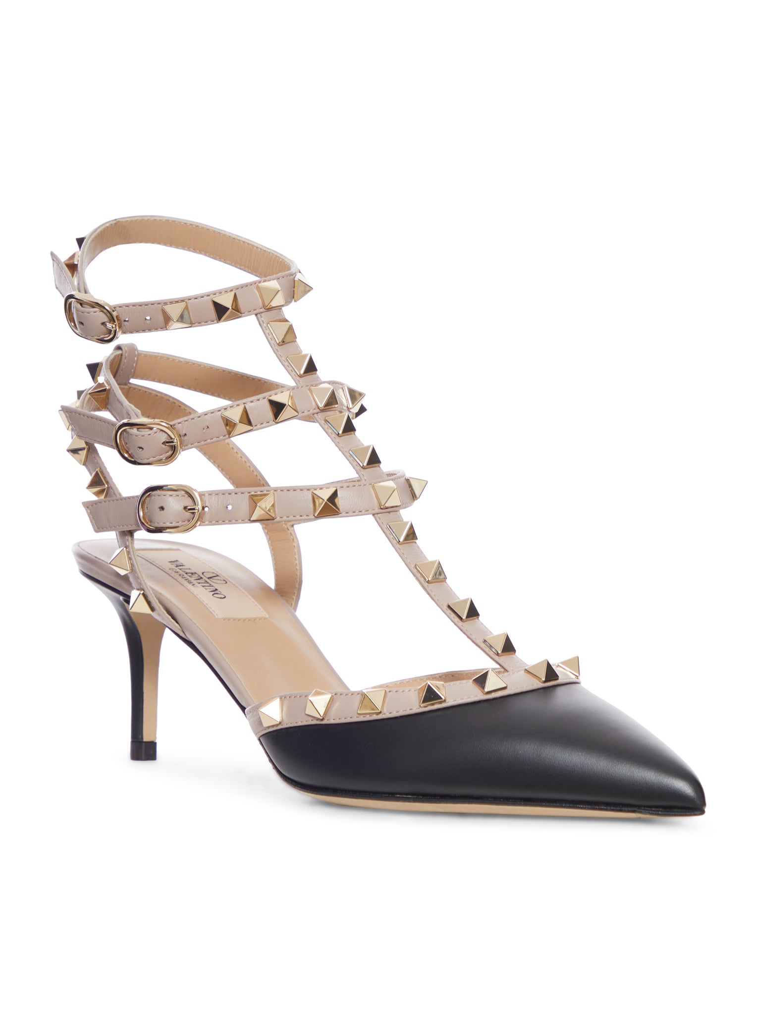 DÉCOLLETÉ ROCKSTUD IN PELLE