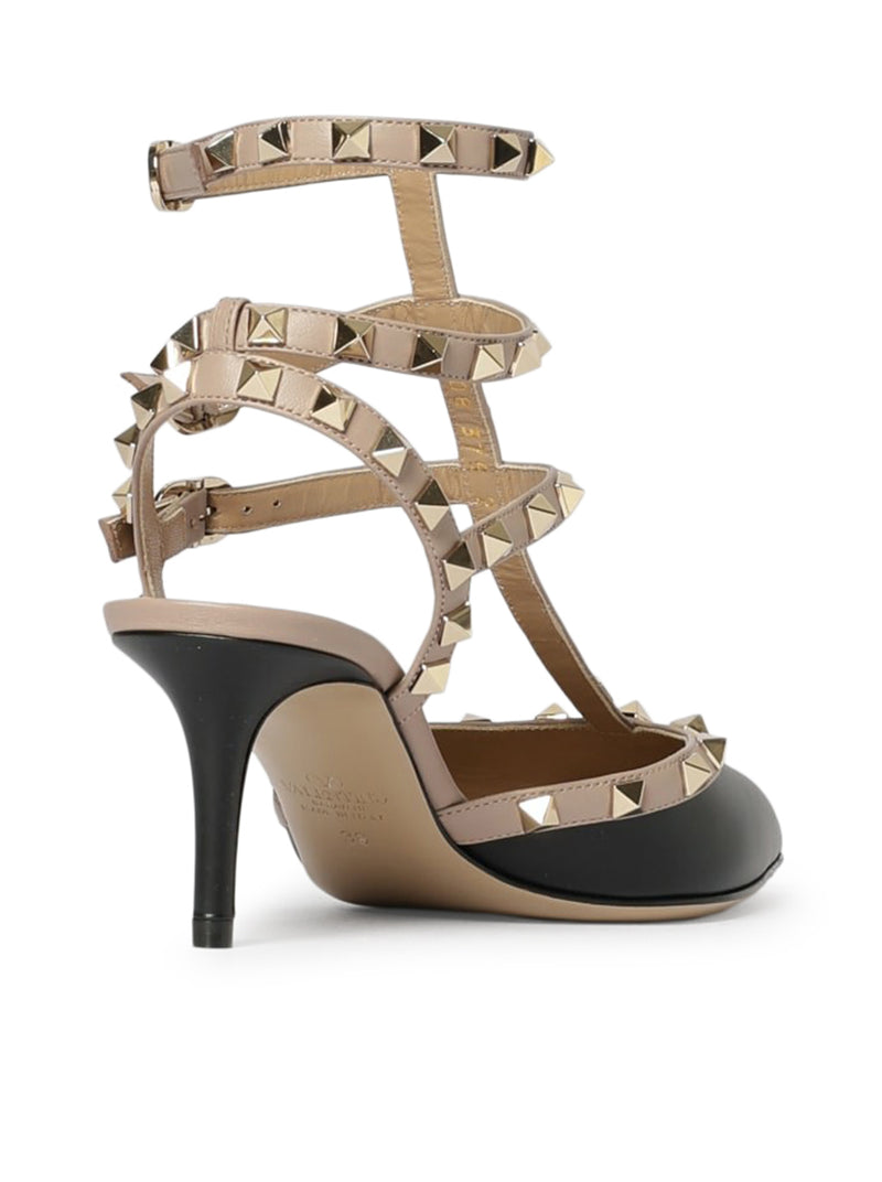 DÉCOLLETÉ ROCKSTUD IN PELLE