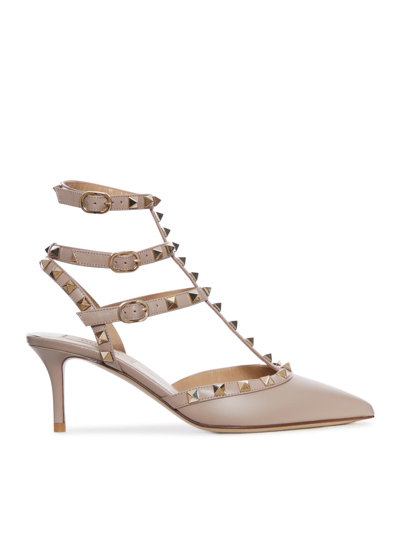 DÉCOLLETÉ ROCKSTUD IN PELLE