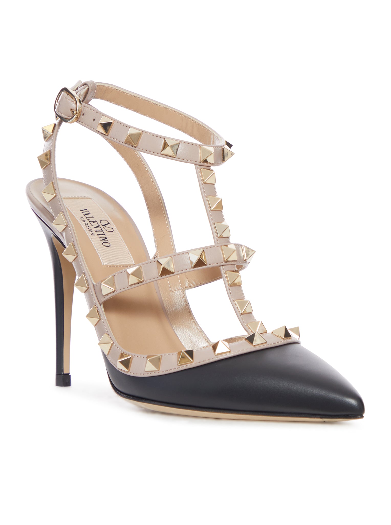 DÉCOLLETÉ ROCKSTUD IN PELLE