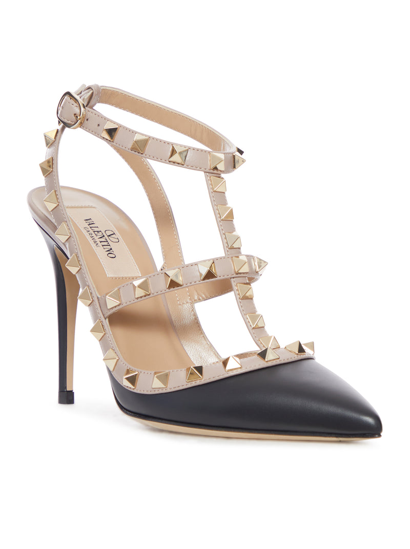 DÉCOLLETÉ ROCKSTUD IN PELLE