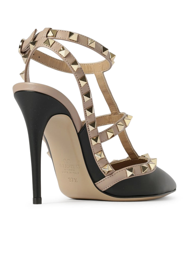 DÉCOLLETÉ ROCKSTUD IN PELLE