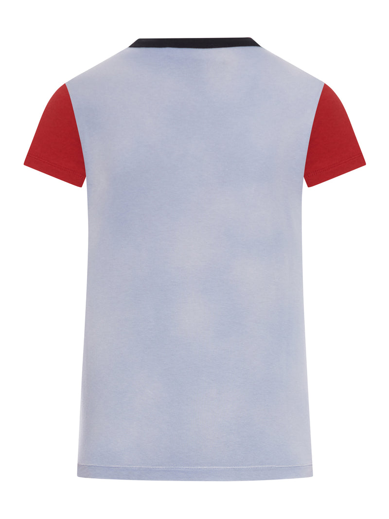 T-SHIRT IN JERSEY DI COTONE CON STAMPA