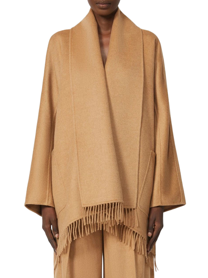 CAPPOTTO CARDIGAN IN CAMMELLO