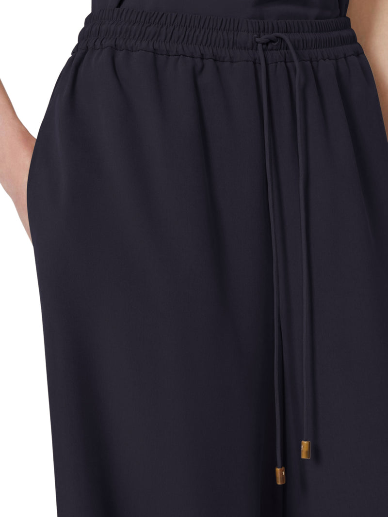 PANTALONE LARGO IN SETA LAVATA