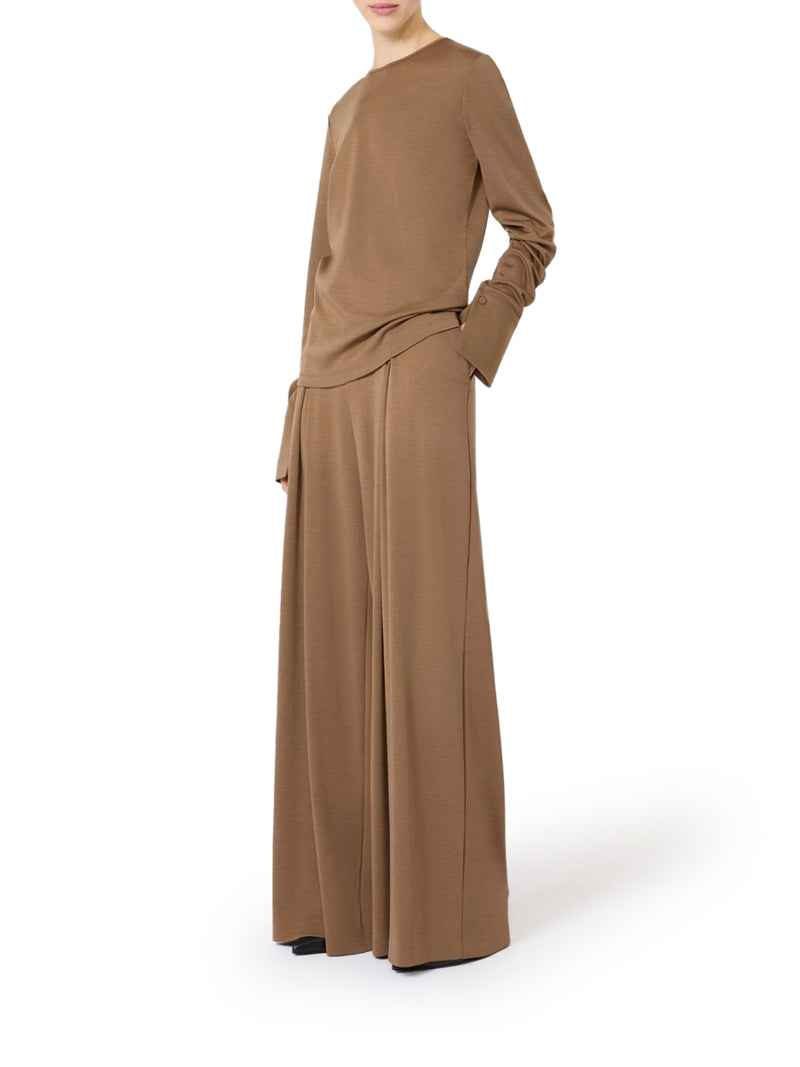 PANTALONE IN JERSEY DI LANA