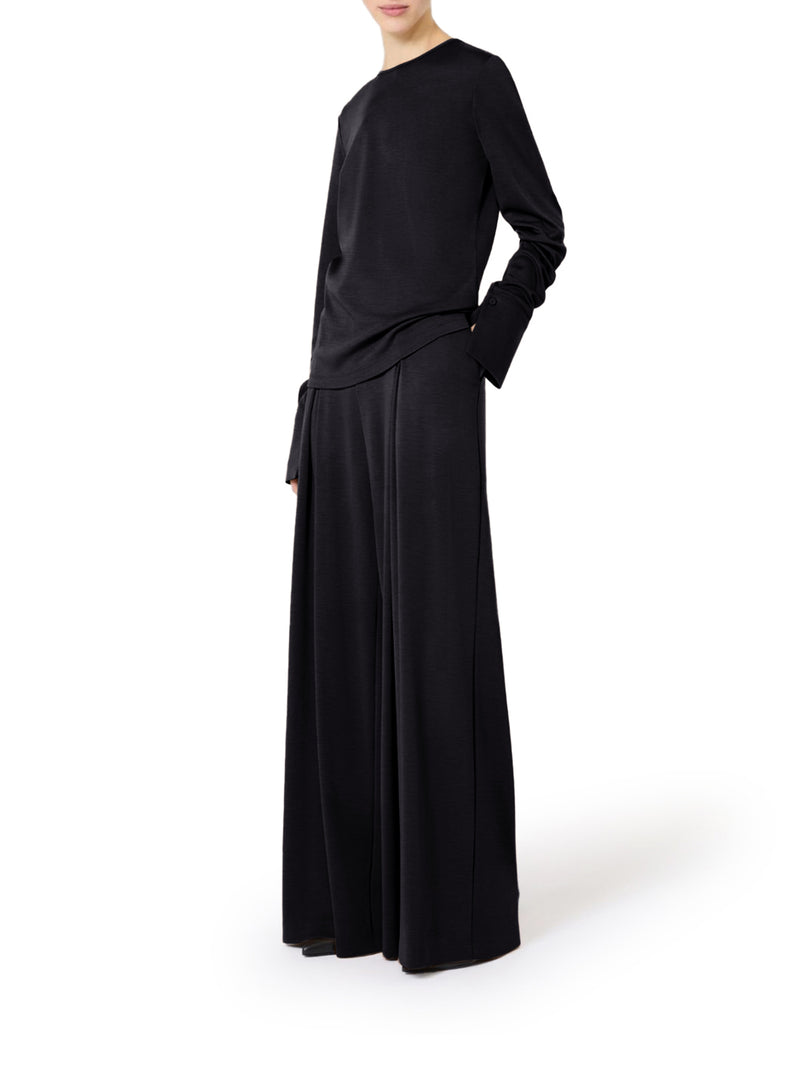 PANTALONE IN JERSEY DI LANA