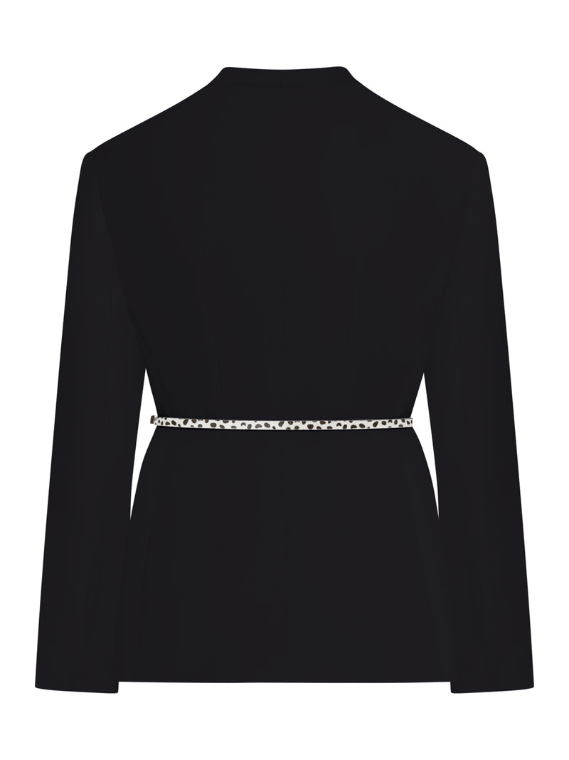 GIACCA DOPPIOPETTO IN CADY CON CINTURA