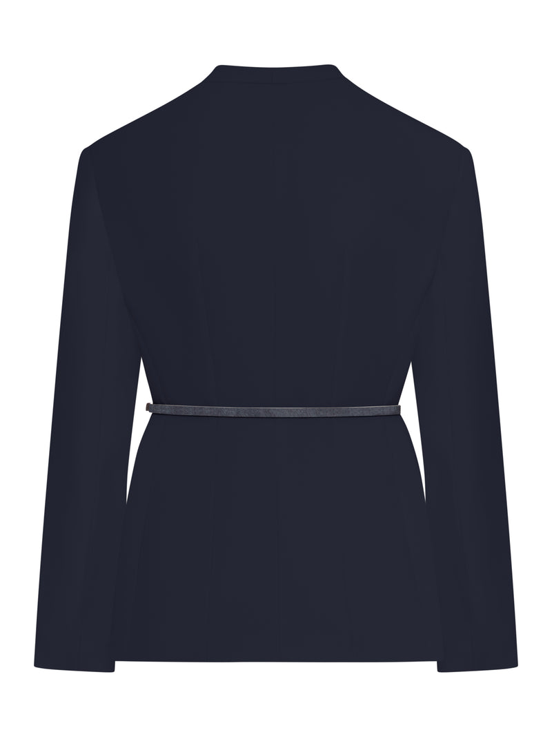 GIACCA DOPPIOPETTO IN CADY CON CINTURA