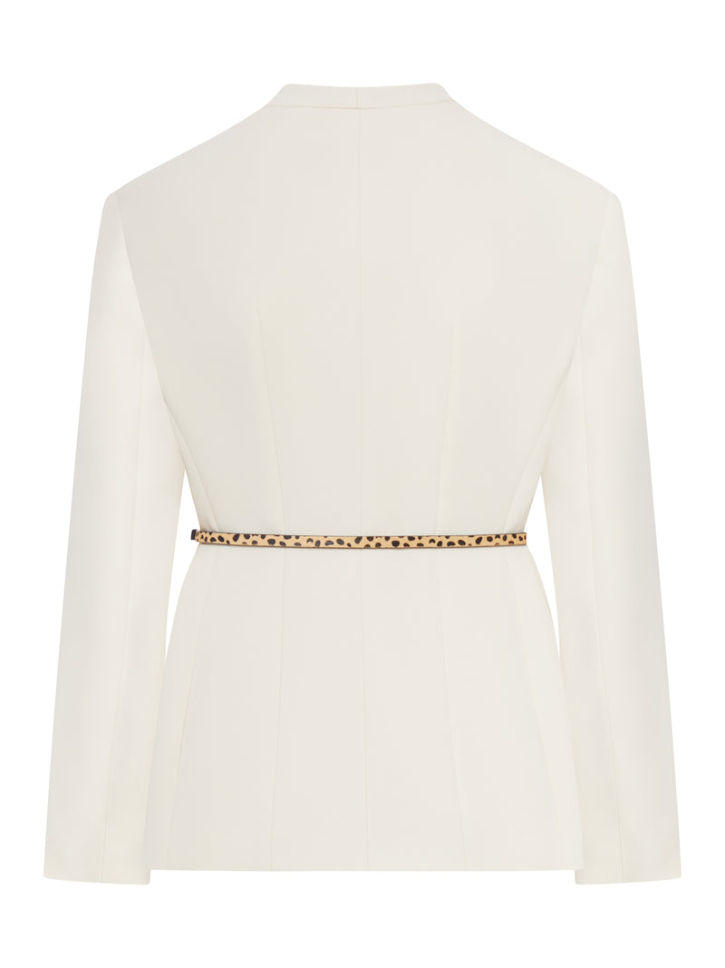 GIACCA DOPPIOPETTO IN CADY CON CINTURA