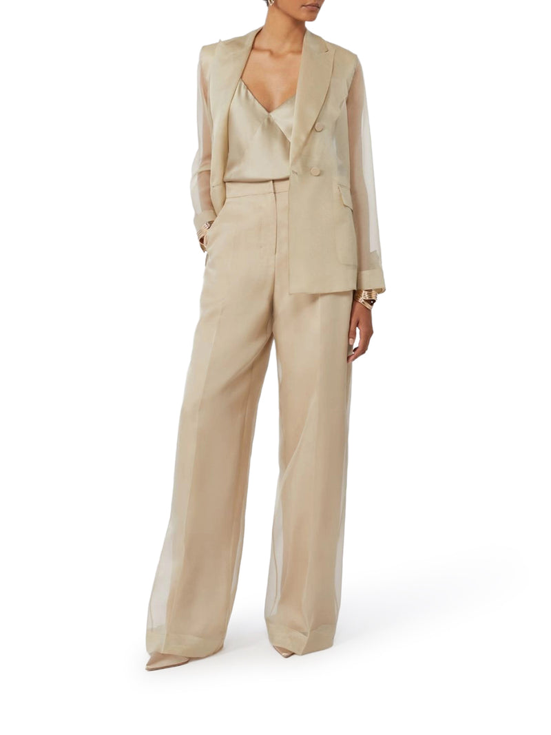 GIACCA SLOGAN IN ORGANZA DI SETA