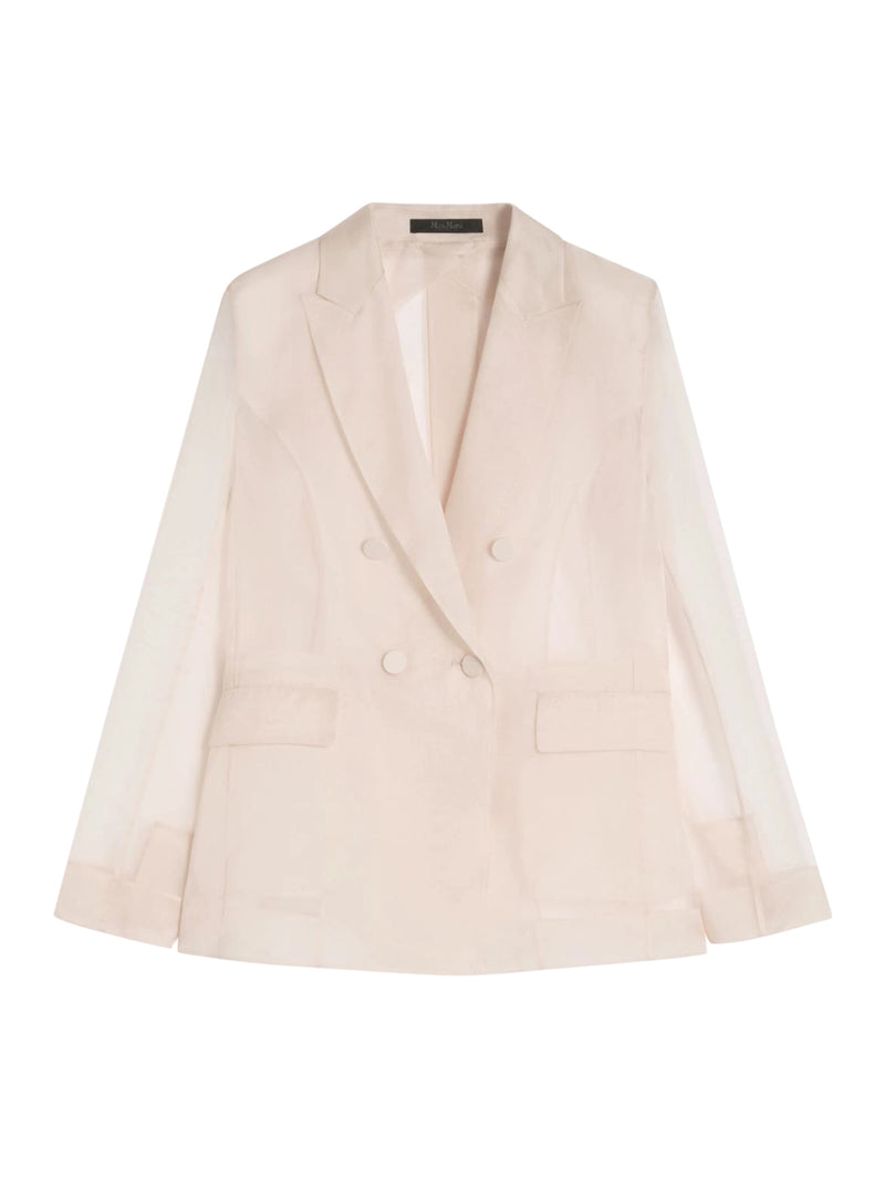 GIACCA SLOGAN IN ORGANZA DI SETA