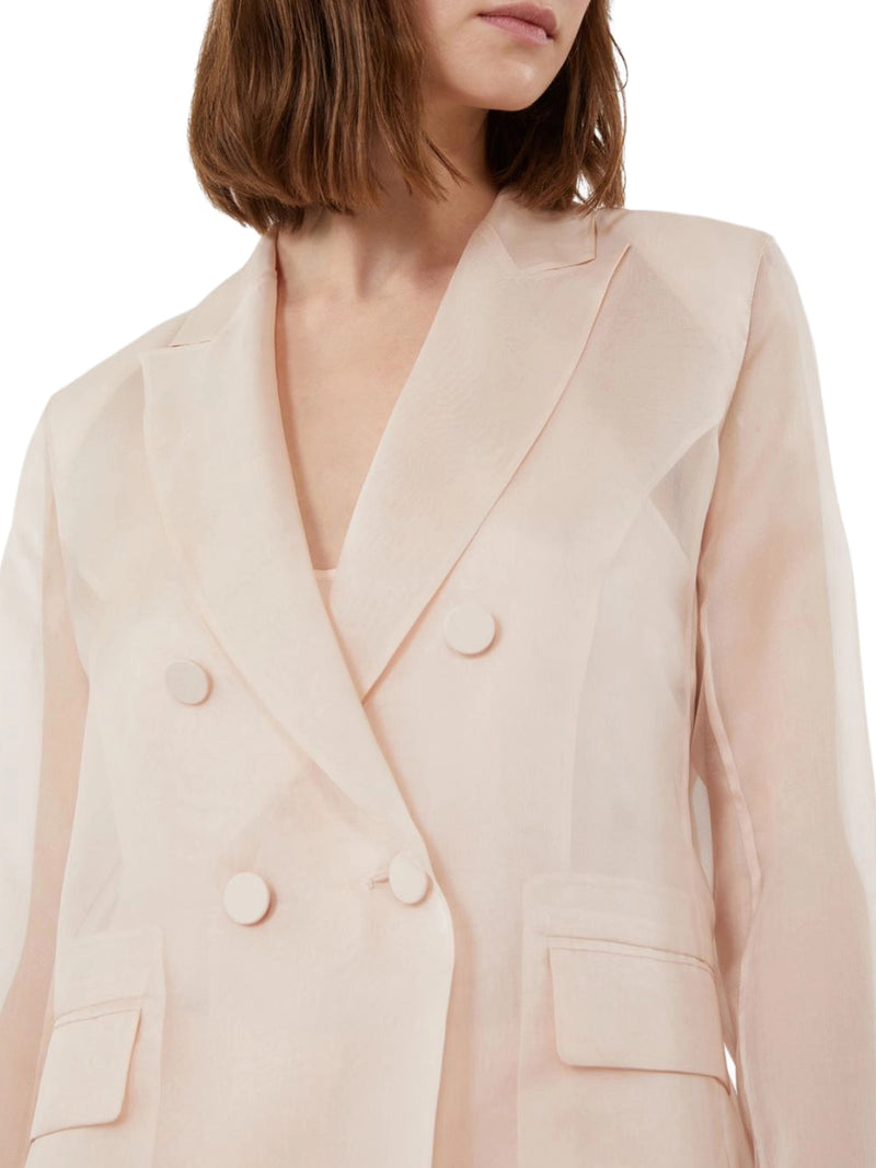 GIACCA SLOGAN IN ORGANZA DI SETA