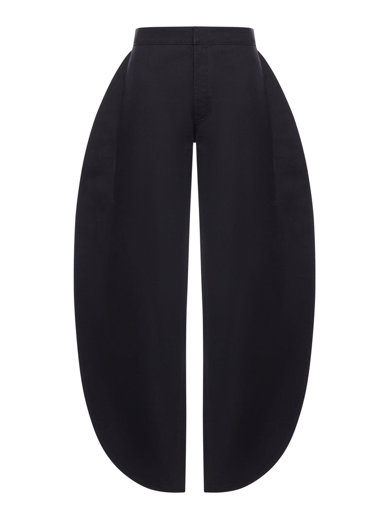 PANTALONI A PETALO IN COTONE