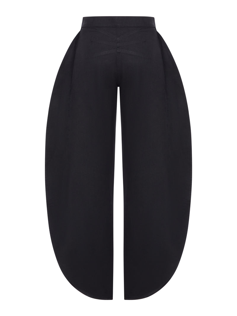 PANTALONI A PETALO IN COTONE