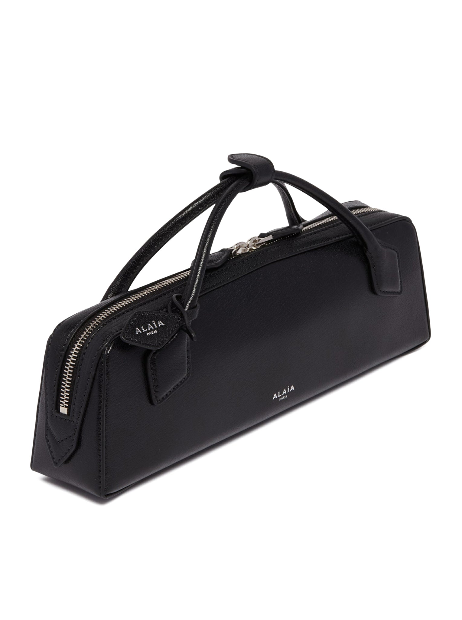 POCHETTE LE TECKEL IN PELLE DI CAPRA LUCIDA