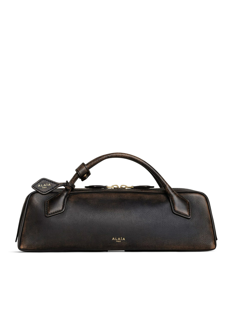 POCHETTE LE TECKEL IN PELLE INVECCHIATA