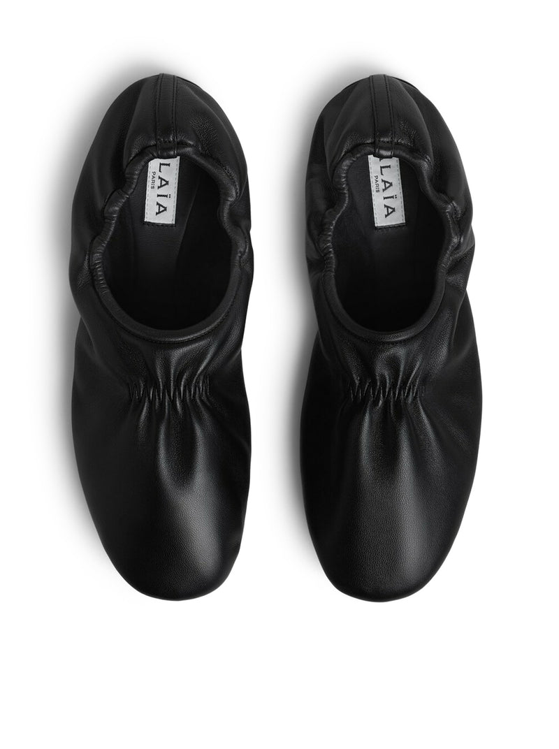 SLIPPERS MORBIDE IN PELLE