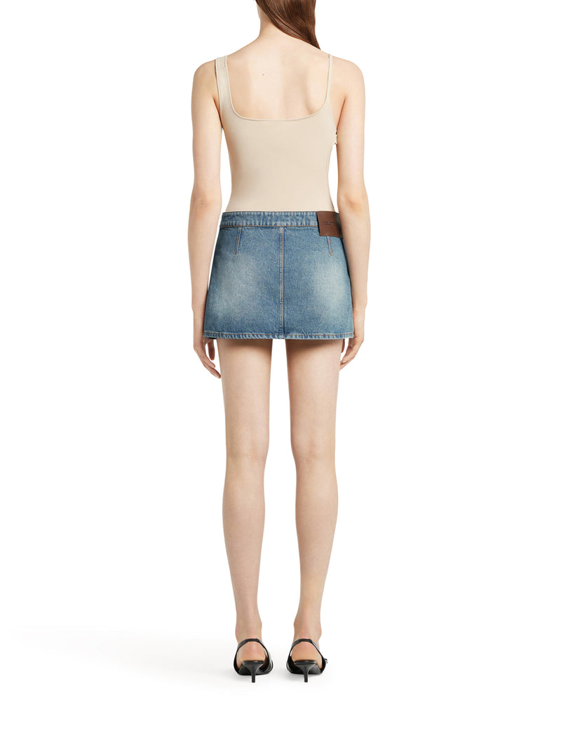 MINIGONNA IN DENIM SIGNATURE