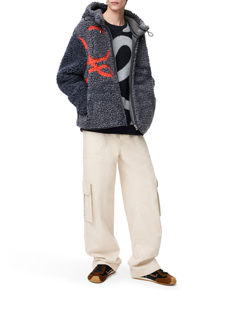 GIACCA ANAGRAM IN JACQUARD DI PILE