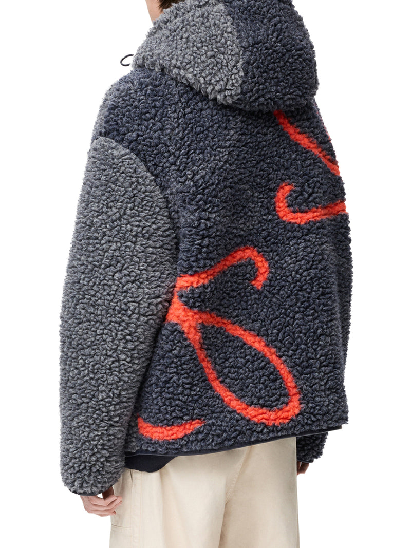 GIACCA ANAGRAM IN JACQUARD DI PILE