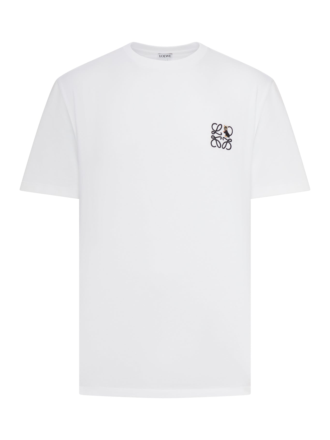 T-SHIRT GIROCOLLO IN COTONE