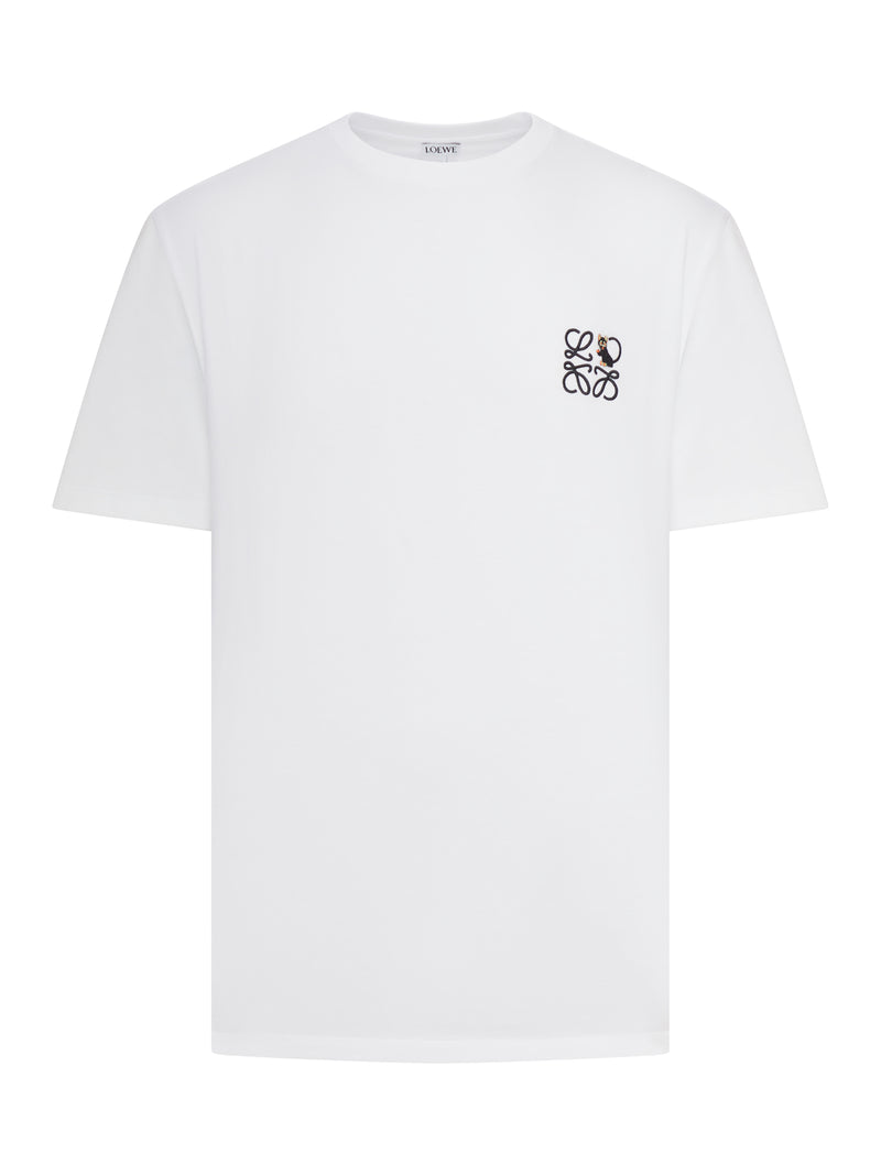 T-SHIRT GIROCOLLO IN COTONE