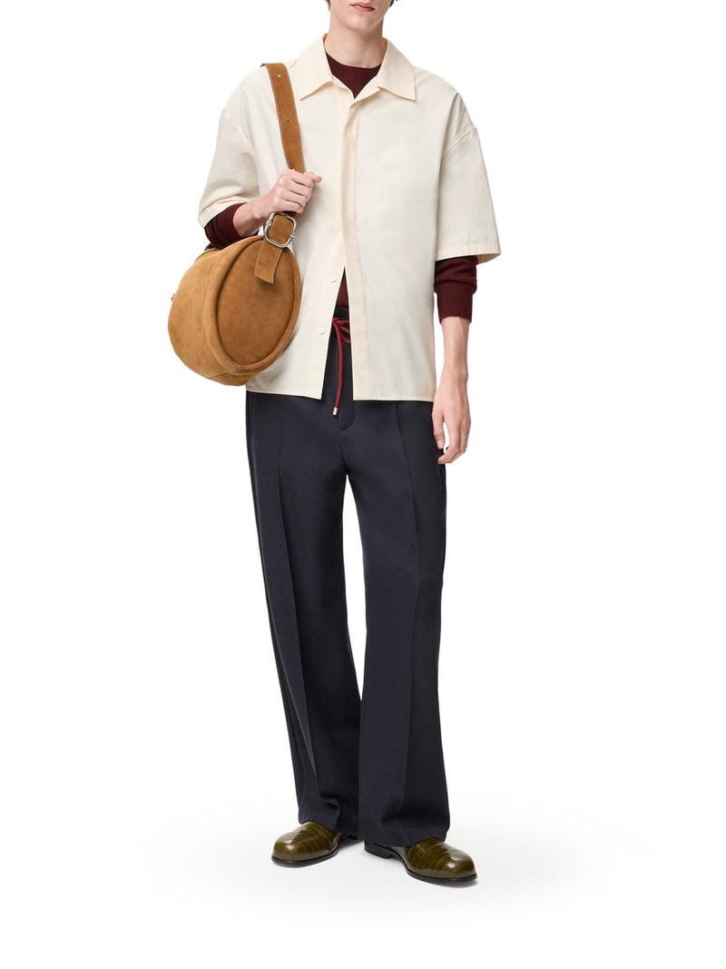 CAMICIA A MANICHE CORTE IN COTONE