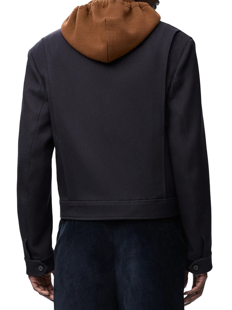 GIACCA CON ZIP IN LANA