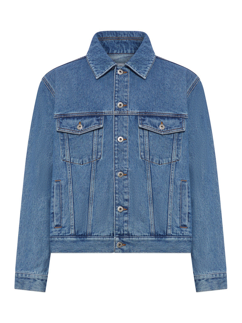 GIACCA IN DENIM CON ANAGRAM