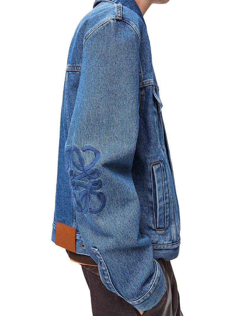 GIACCA IN DENIM CON ANAGRAM