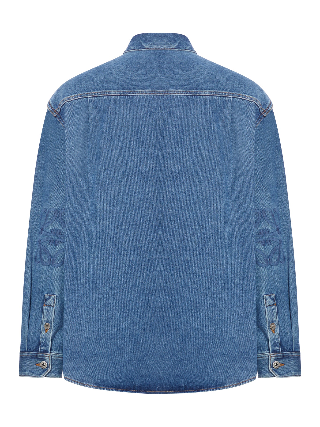 OVERSHIRT ANAGRAM IN DENIM