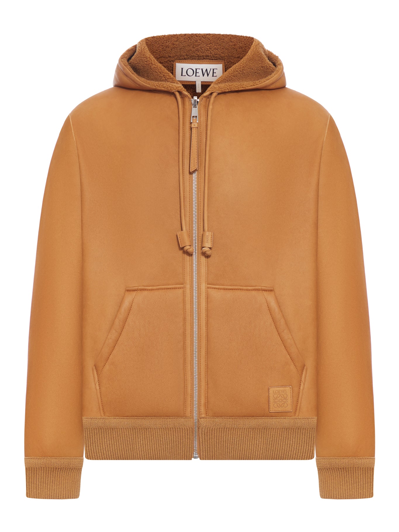 GIACCA IN SHEARLING CON CAPPUCCIO