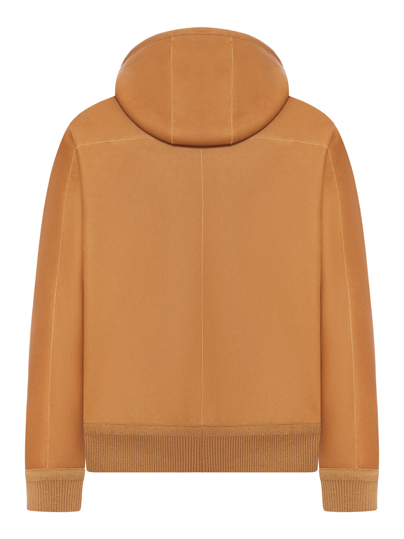 GIACCA IN SHEARLING CON CAPPUCCIO